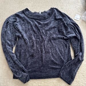 FP velvet long sleeve shirt